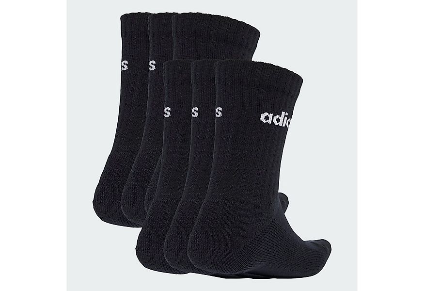 adidas Sportswear Funktionssocken LINEAR GEPOLSTERTE CREW SOCKEN IM 6ER-PAC günstig online kaufen