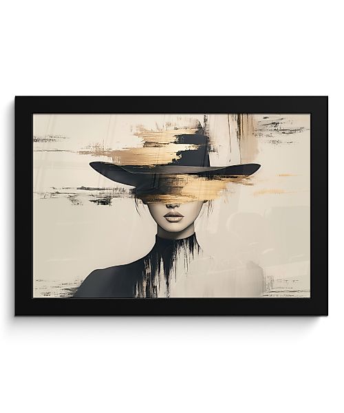 MuchoWow Poster Frau - Hut - günstig online kaufen