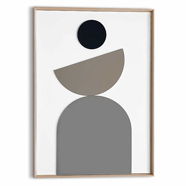 Reinders Wandbild "Abstract Balance", Wohnzimmer - Beige - MDF - Abstrakt - günstig online kaufen