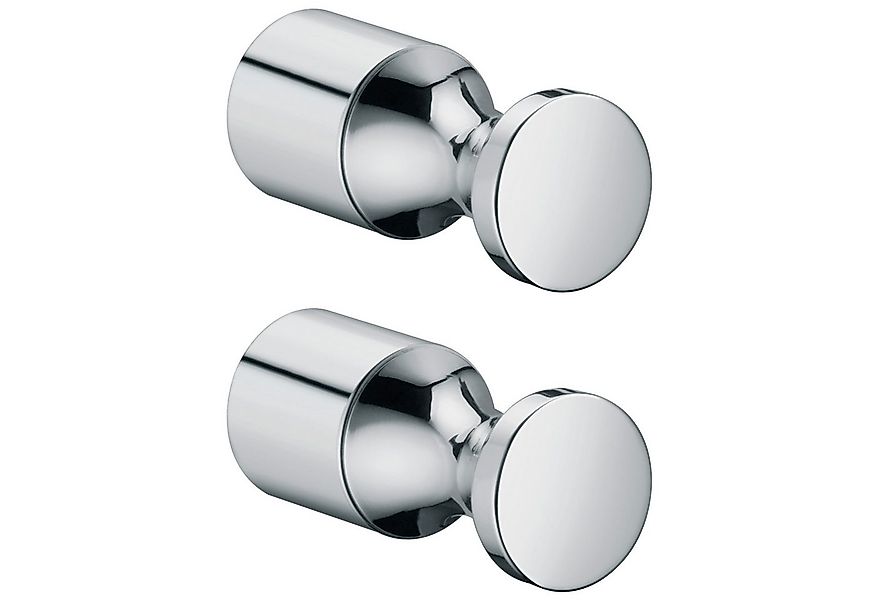 Keuco Handtuchhaken Elegance, (2er-Set), chrom, Handtuchhalter, rund günstig online kaufen