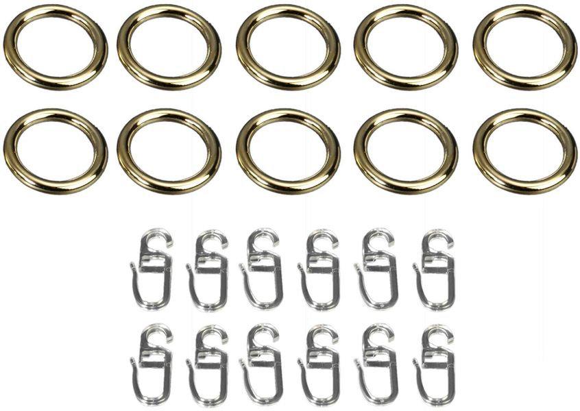Liedeco Gardinenring, Gardinenstangen, (Set, 10-St., mit günstig online kaufen