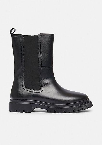 comma Stiefel Stiefel Chelsea-Boots aus glattem Rindsleder günstig online kaufen