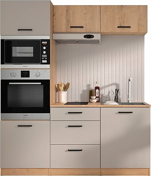 Gami Küchenzeile "Set D B180 ALPAGA" Set, Viel Stauraum auf kleinem Raum günstig online kaufen