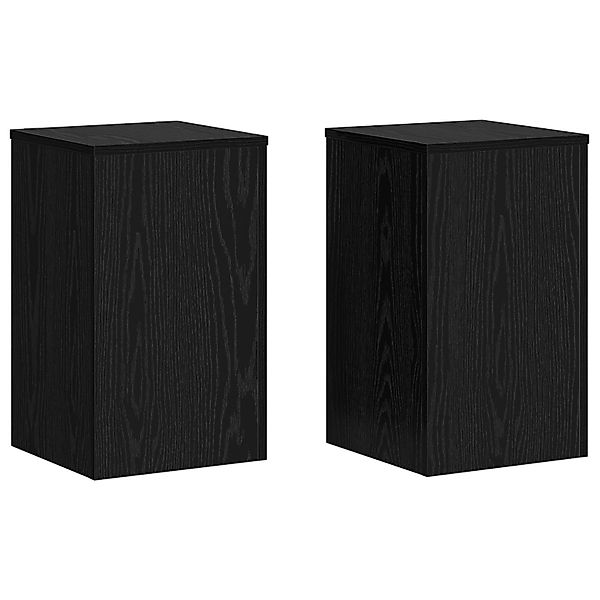 vidaXL Blumenständer Pflanzenständer 2er Set Schwarz günstig online kaufen