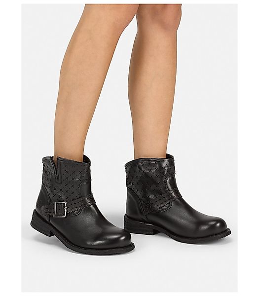 Felmini Wide Fit Stiefelette Leder Stiefelette günstig online kaufen