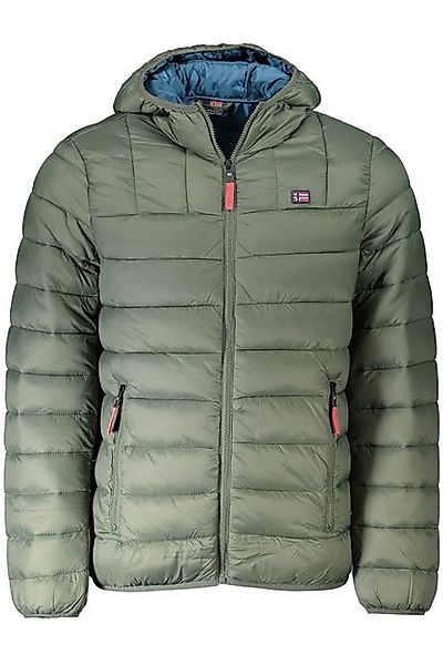 NORWAY 1963 Outdoorjacke Grüne Herrenjacke mit Kapuze und Kontrastdetails a günstig online kaufen
