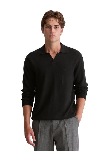 Marc O'Polo Strickpullover aus softem Bio-Bauwoll-Schurwoll-Mix günstig online kaufen