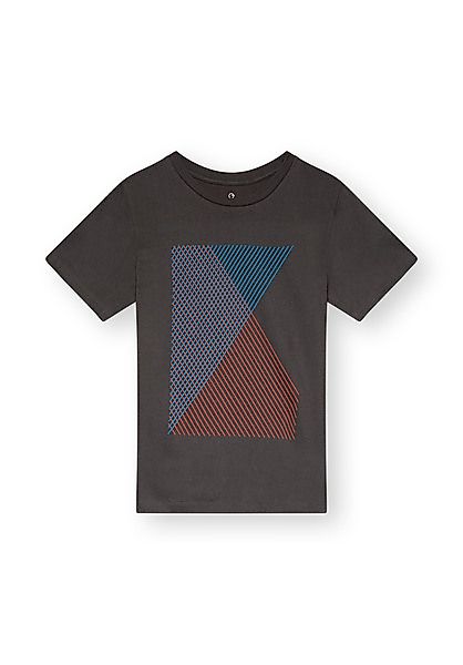 Herren Print T-shirt Spacegrid Aus Biobaumwolle günstig online kaufen