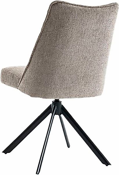 Home affaire Drehstuhl "Corda" (Set) 2 Stk. Boucle tolle Optik günstig online kaufen