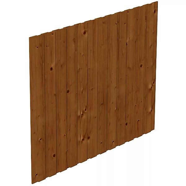 Skan Holz Seitenwand Deckelschalung 230 x 180 cm Fichte Nussbaum günstig online kaufen