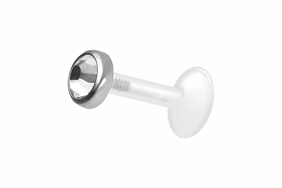 PIERCINGLINE Piercing-Set PTFE Labret mit Innengewinde + Titan-Aufsatz KRIS günstig online kaufen