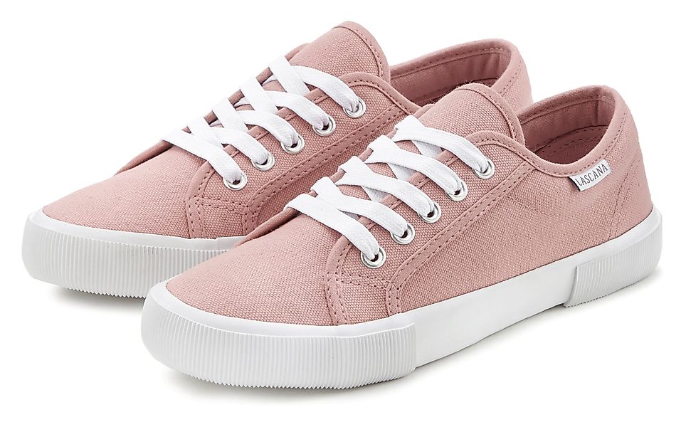 LASCANA Sneaker aus Textil, Schnürhalbschuh, Freizeitschuh günstig online kaufen