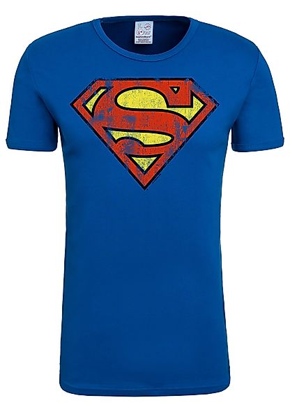 LOGOSHIRT T-Shirt "Superman-Logo", mit lizenzierten Originaldesign günstig online kaufen