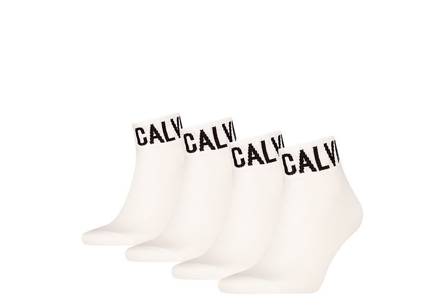 Calvin Klein Jeans Kurzsocken CKJ MEN QUARTER 4P RIBBON LOGO ECOM (4er Pack günstig online kaufen