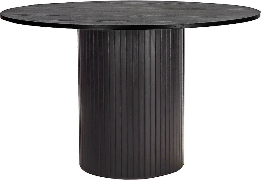 Home affaire Esstisch, Sockel mit Lamellendesign günstig online kaufen