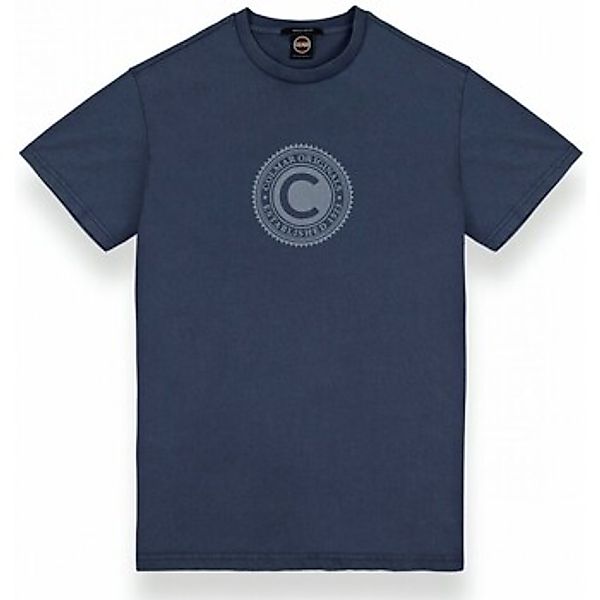 Colmar  T-Shirts & Poloshirts T-Shirt mit Used-Effekt und Aufdruck auf der günstig online kaufen