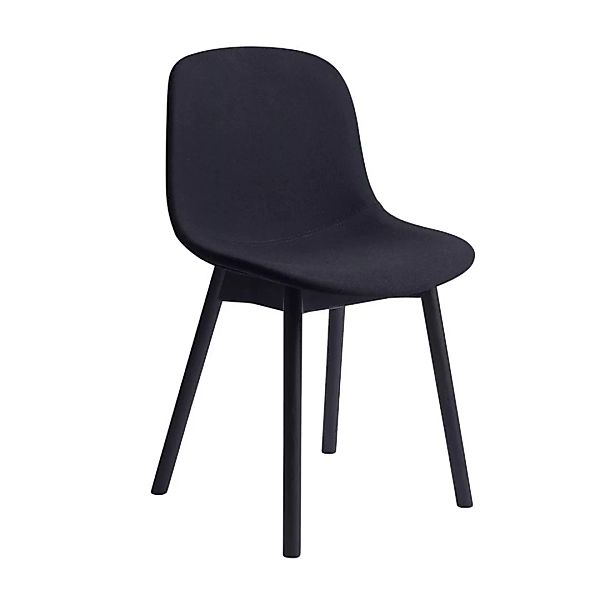 HAY - Neu 13 Stuhl gepolstert - schwarz/Stoff Steelcut 190/Gestell Eiche sc günstig online kaufen