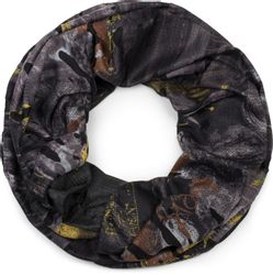 styleBREAKER Loop Loop Schal mit Farbklecksen günstig online kaufen