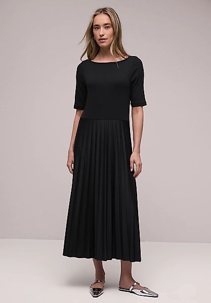 STREET ONE Midikleid Ohne Taschen mit plissiertem Rockteil günstig online kaufen