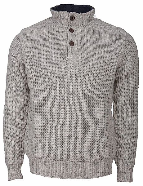 DEPROC Active Strickfleecejacke "Wollpullover mit Fleece ELKFORD MEN" günstig online kaufen