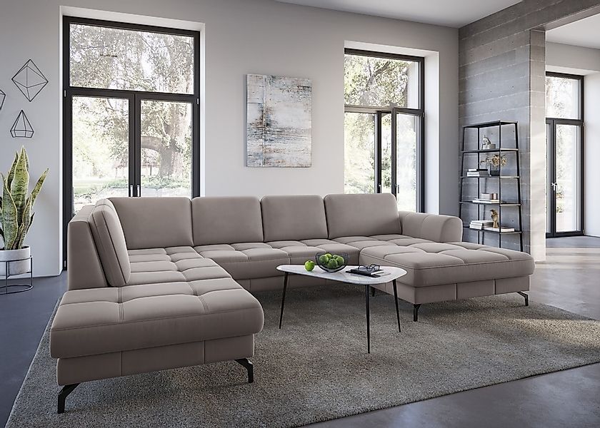 sit&more Wohnlandschaft "Bendigo U-Form", inklusive Sitztiefenverstellung, günstig online kaufen