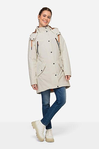 Laurasøn Parka Funktions-Jacke Kapuze verdeckter Zipper günstig online kaufen