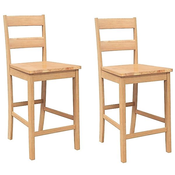 vidaXL Barhocker Barhocker 2 Stk. Natur günstig online kaufen