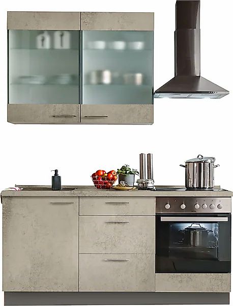 KOCHSTATION Küche »Trea« vormontiert, wahlweise mit E-Geräten, Stellbreite günstig online kaufen