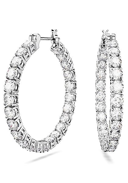 Swarovski Paar Creolen Matrix, Rundschliff, 5647446, günstig online kaufen