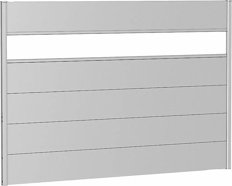 Biohort Sichtschutzelement 5 Metall-Paneele, 1 Acrylglas-Paneel und 2 Schie günstig online kaufen