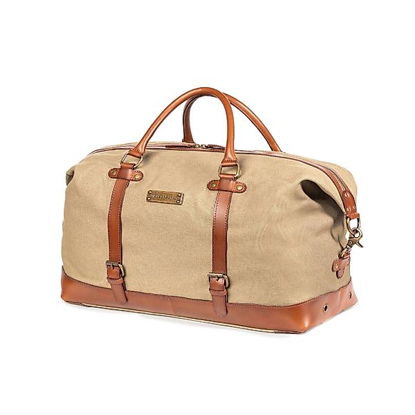 DRAKENSBERG Reisetasche Weekender »Owen« Khaki-Beige, für günstig online kaufen