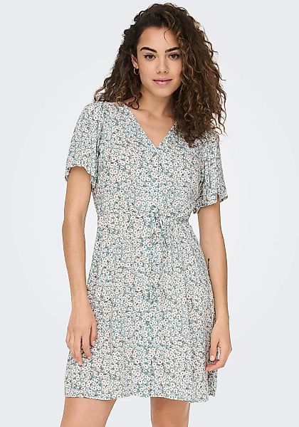 ONLY Minikleid "ONLEVIDA S/S SHORT DRESS WVN NOOS", Sommerkleid günstig online kaufen