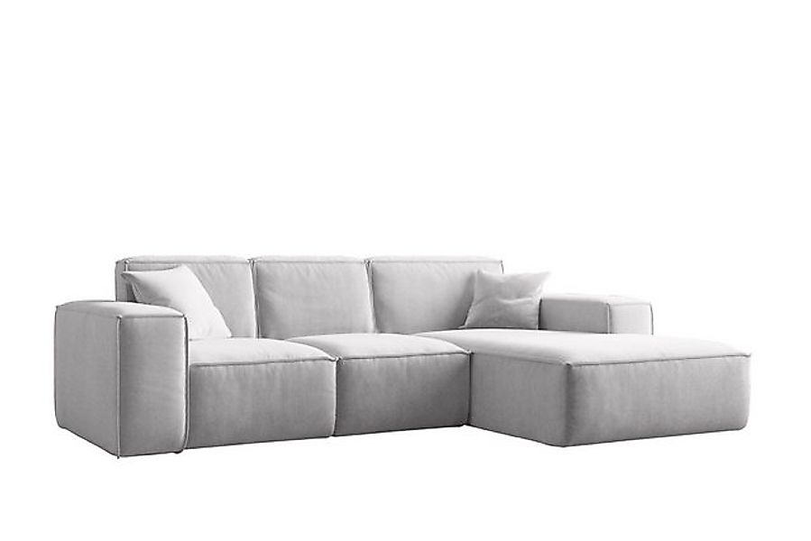 Kaiser Möbel Ecksofa Eckcouch L form, Wohnzimmer Couch SIENA stoff Poso, Sa günstig online kaufen