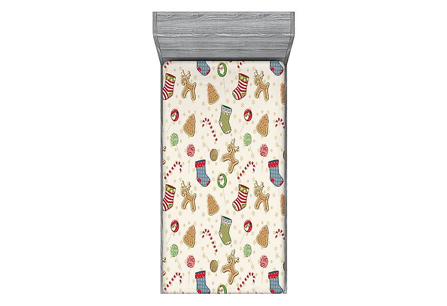 Abakuhaus Spannbettlaken Soft Dekorativer Stoff Bettwäsche Rund-um Elastisc günstig online kaufen