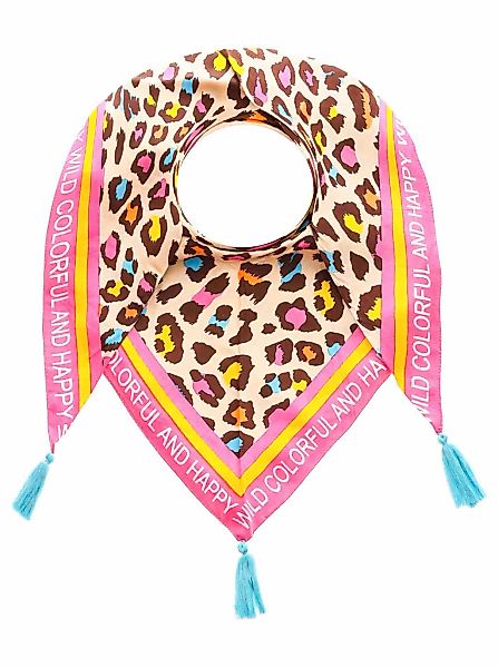 Zwillingsherz Modetuch "Bunter Leo", mit buntem günstig online kaufen