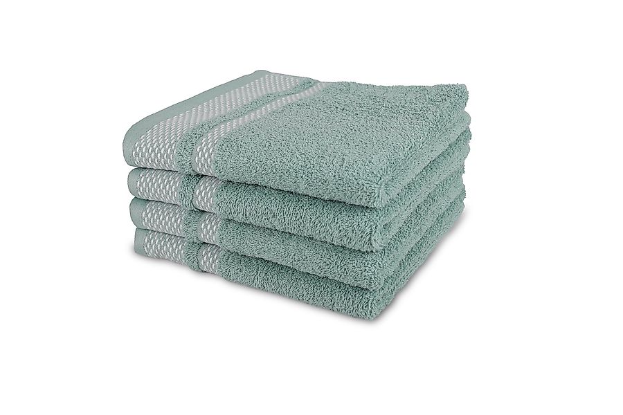 jilda-tex Handtuch Set, Frottier, (4-tlg), weich, günstig online kaufen
