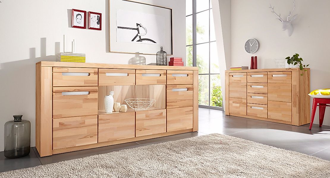Home affaire Sideboard Kolding, Breite 140 günstig online kaufen