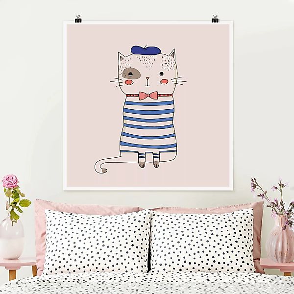 Poster Tiere Katze in Frankreich günstig online kaufen