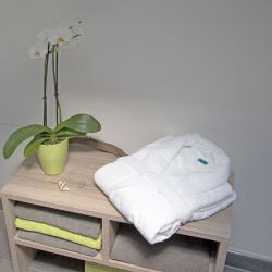ZOLLNER Unisex-Bademantel, 50% Polyester, 50% Baumwolle, günstig online kaufen