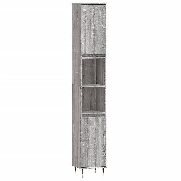 vidaXL Hochschrank Badschrank Grau Sonoma 30x30x190 günstig online kaufen