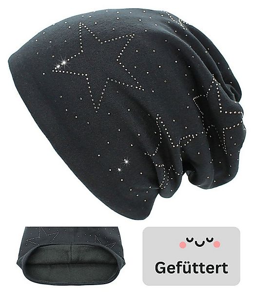 dy_mode Beanie Damen Beanie Mütze mit Strass – Gefütterte Beanie für kalte günstig online kaufen