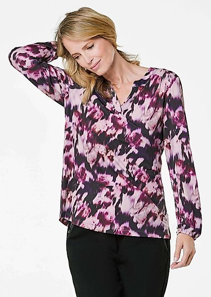 GOLDNER Kurzarmbluse Kurzgröße: Blusenshirt in femininer günstig online kaufen