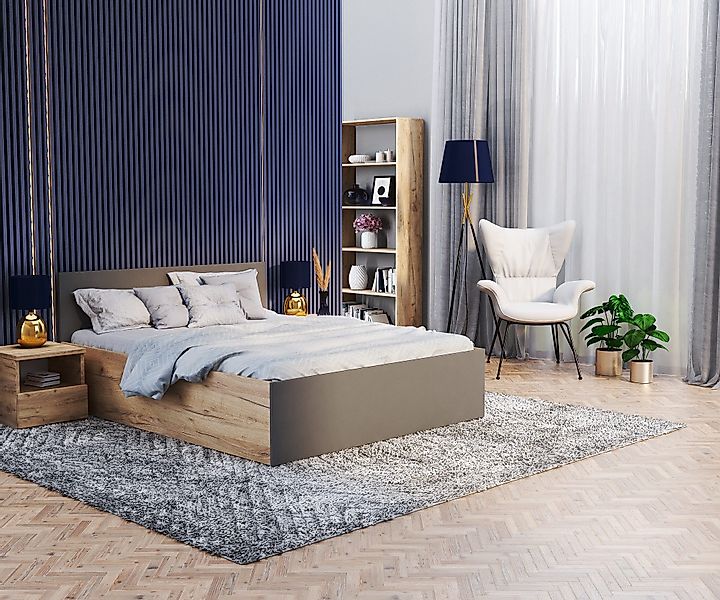 FDM Stauraumbett Bettgestell Bettrahmen Doppelbett 120x200, günstig online kaufen