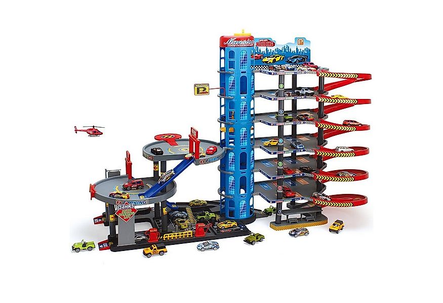 TikTakToo Spiel-Parkhaus Parktower 9 Ebenen Parkhaus Parkgarage Autogarage günstig online kaufen