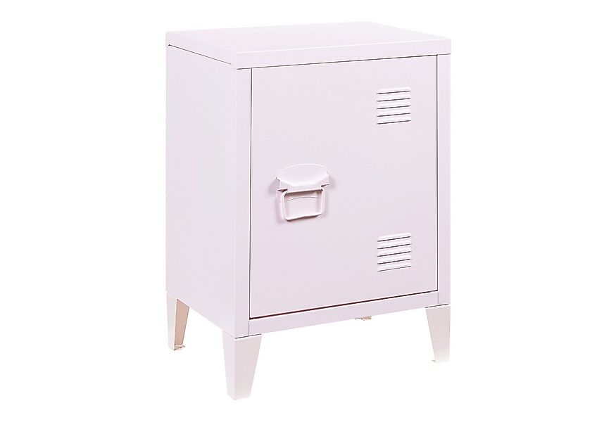 en.casa Nachtschrank (1-St) »Inari« mit Türgriff links Stahl 57 x 40 x 30 c günstig online kaufen