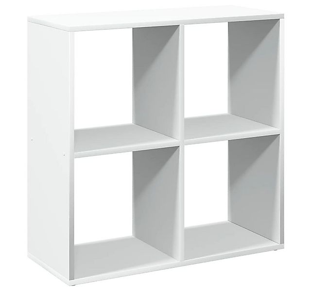 vidaXL Bücherregal Raumteiler Bücherregal Weiß 69,5 x 29 x 69,5 cm Holzwerk günstig online kaufen