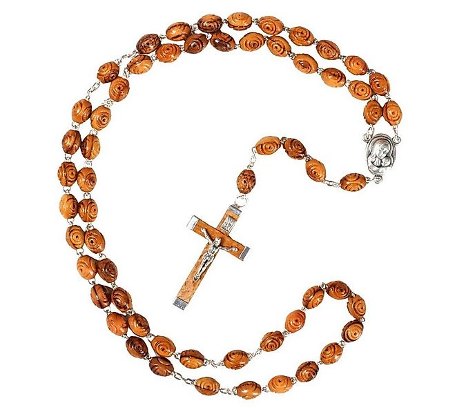 Kassis Geschenkartikel Kette ohne Anhänger Rosenkranz mit dekorierten Perle günstig online kaufen