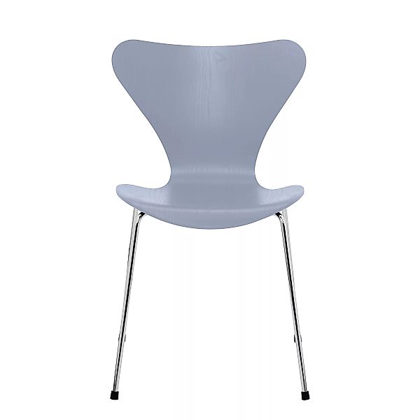 Fritz Hansen - Serie 7™ Stuhl gefärbte Esche Gestell Verchromt - lavendelbl günstig online kaufen