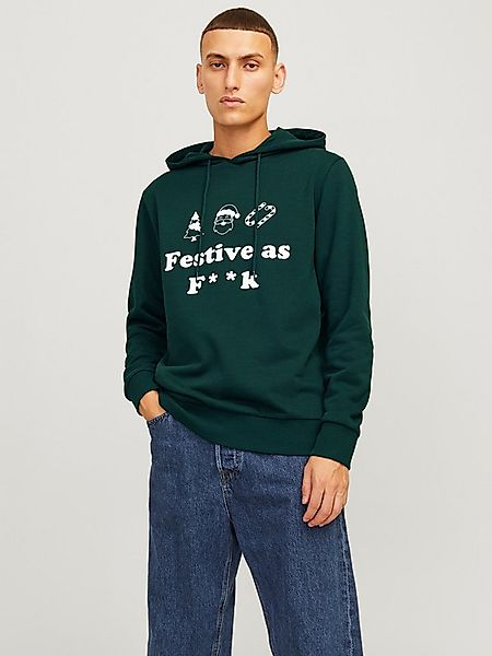 Jack & Jones Kapuzensweatshirt JJXMAS ONE COLOR FUNNY SWEAT HOOD günstig online kaufen