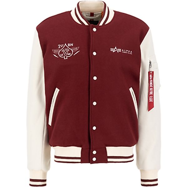 Alpha  Herren-Jacke Varsity Air Force Jacket - burgundy günstig online kaufen